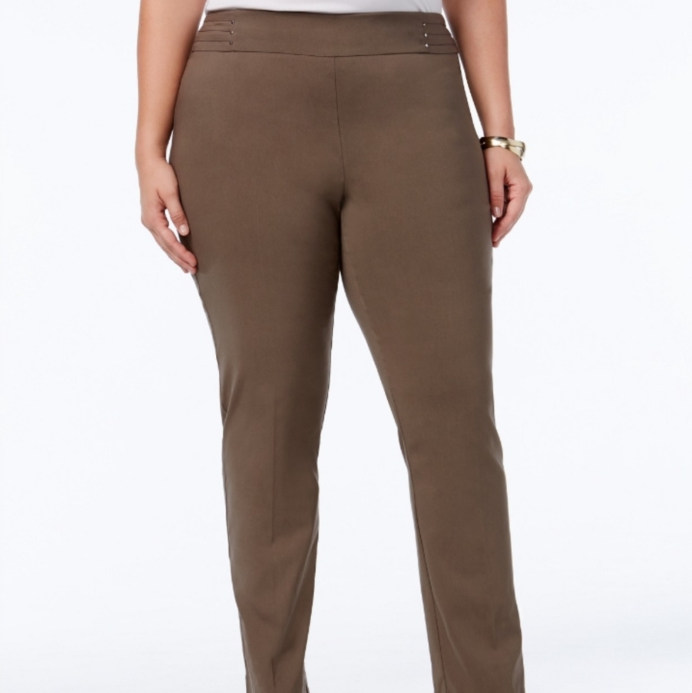 JM Collection Plus Size Tummy Control Pants